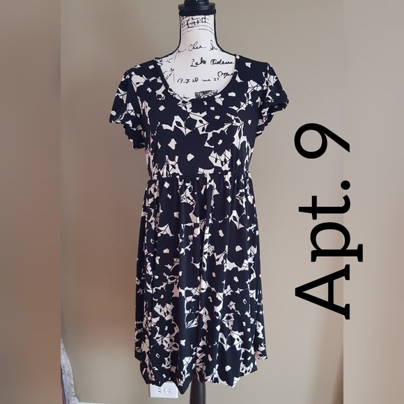 Apt. 9 Dresses & Skirts - Apt. 9 Stretch Dress Relaxed Fit Black size M